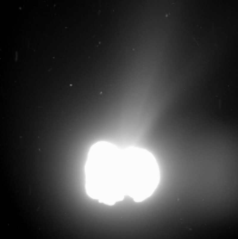 Illustration for article titled First Close-Up Photos Of The Solar System's "Most Crazy Bonkers Comet"